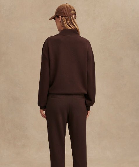 Betsy Lightweight Oversized Sweatshirt - Coffee Bean | Varley | Evolve Fit Wear