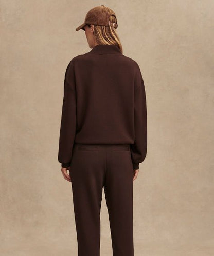 Betsy Lightweight Oversized Sweatshirt - Coffee Bean | Varley | Evolve Fit Wear