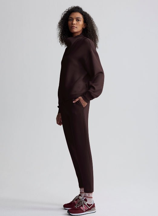Betsy Lightweight Oversized Sweatshirt - Coffee Bean | Varley | Evolve Fit Wear