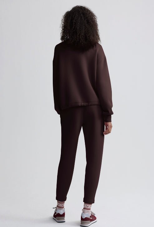 Betsy Lightweight Oversized Sweatshirt - Coffee Bean | Varley | Evolve Fit Wear