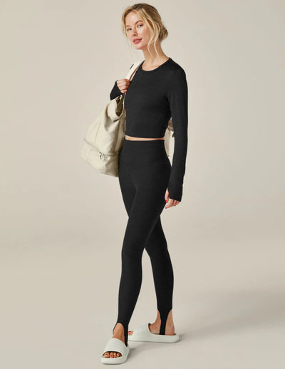 Beyond Yoga Featherweight Cropped Pullover