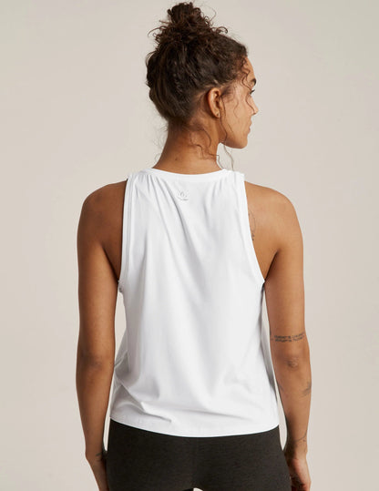 Beyond Yoga Featherweight Rebalance Tank - Cloud White | Beyond Yoga | Evolve Fit Wear