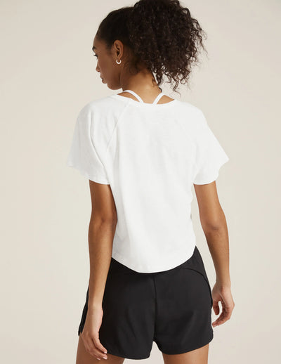 Beyond Yoga High Low Cropped Tee