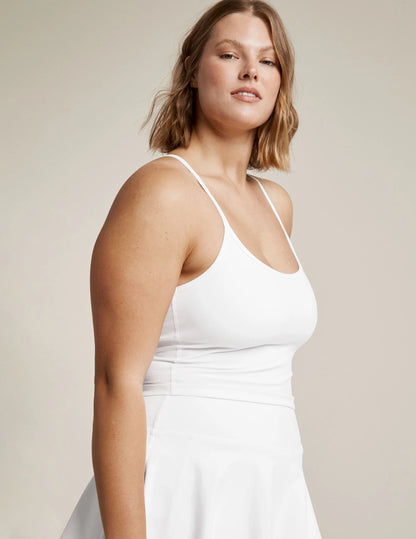 Beyond Yoga Slim Racerback Cropped Tank - White | Beyond Yoga | Evolve Fit Wear