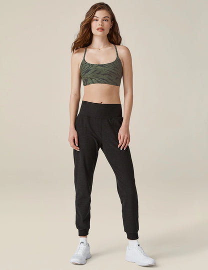 Beyond Yoga Spacedye Midi Jogger - Black | Beyond Yoga | Evolve Fit Wear