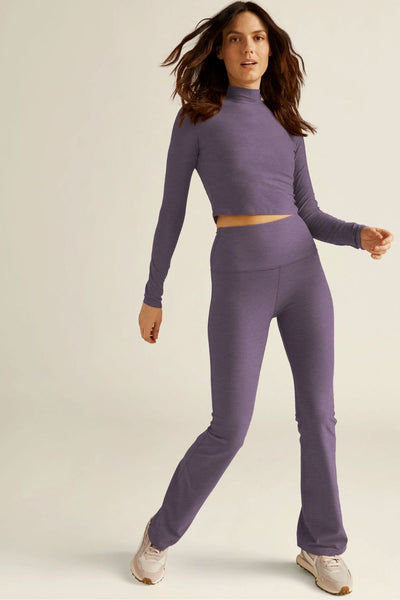 Beyond Yoga High Waisted Practice Pant - Purple Haze Heather