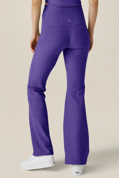 Beyond Yoga High Waisted Practice Pant in Grape Rose Heather