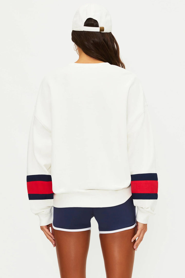 Devyn Oversized Crewneck Sweatshirt - USA
