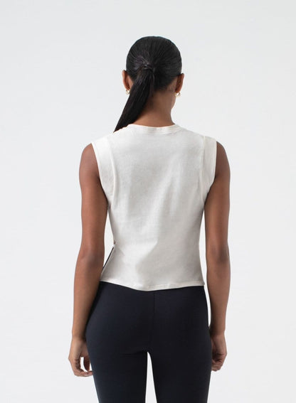 Brynn Tank T0568:T0568-Antique White-XS - NUX