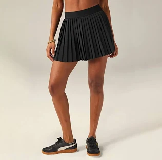 Beyond Yoga If You Pleats Mini Skirt