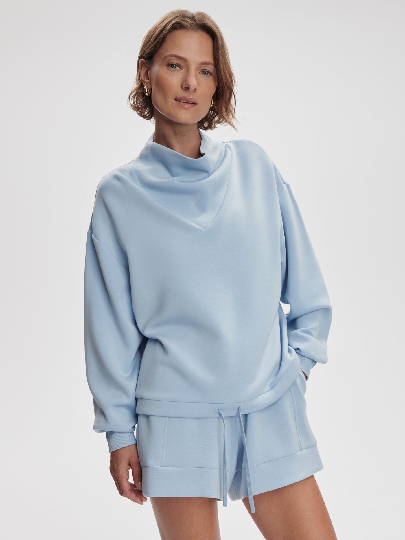 Varley Betsy Sweat - Cashmere Blue