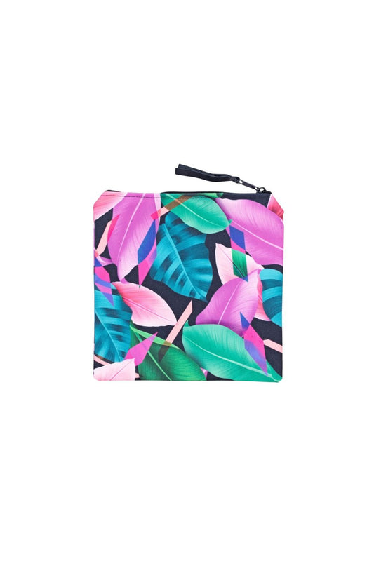 Canvas Bikini Bag - Fiji Garden Print | Vagabond Goods | Evolve Fit Wear