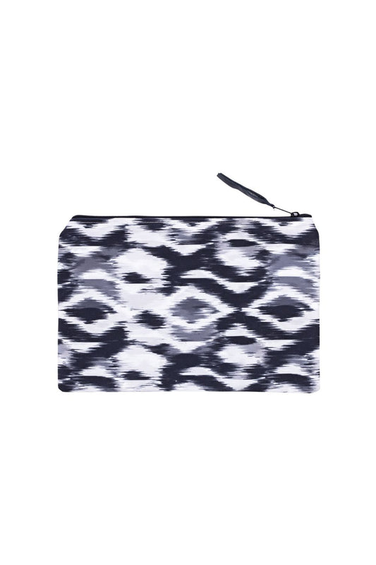 Canvas Workout Pouch - Blurred Ikat Print | Vagabond Goods | Evolve Fit Wear