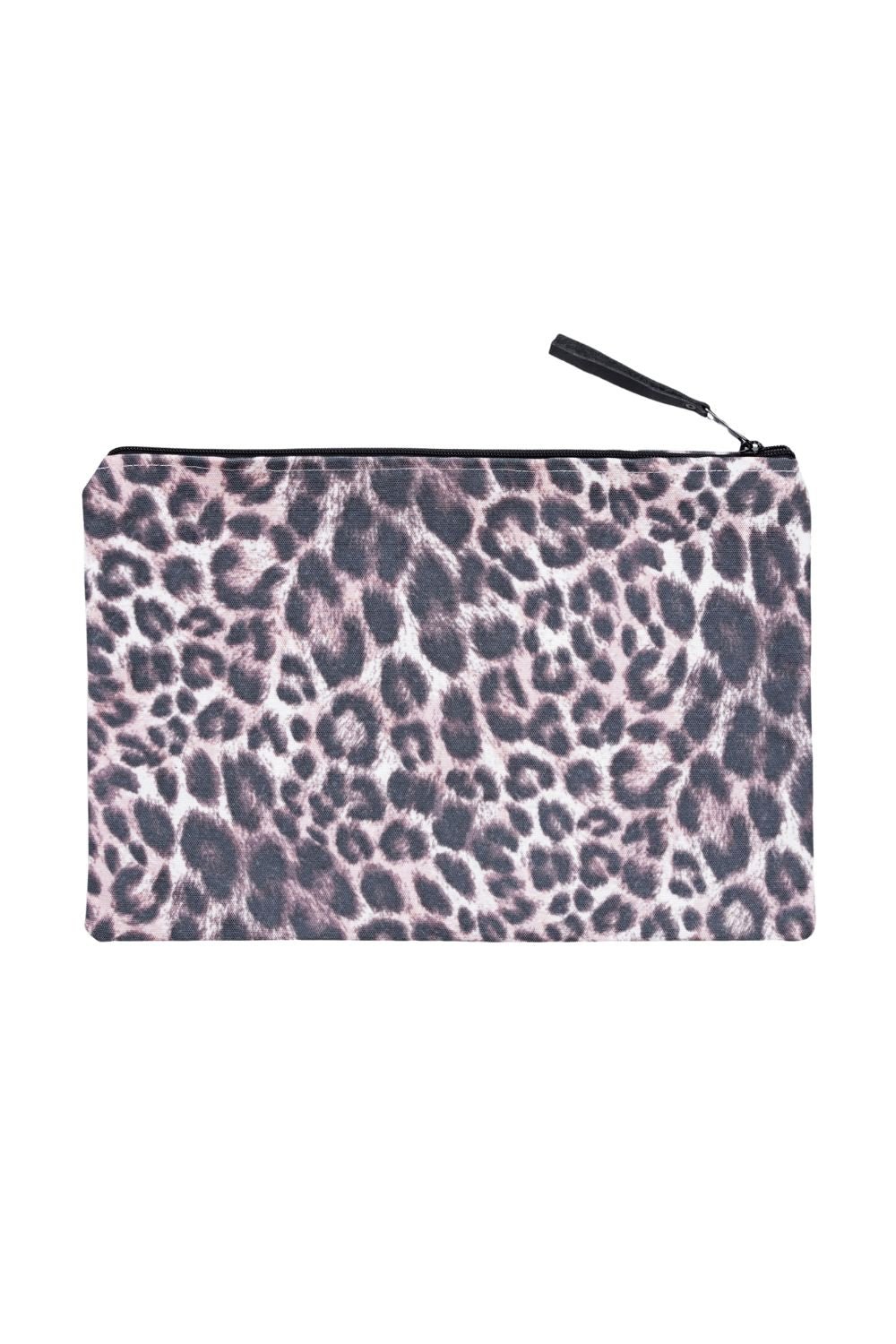 Canvas Workout Pouch - Leopard Print | Vagabond Goods | Evolve Fit Wear