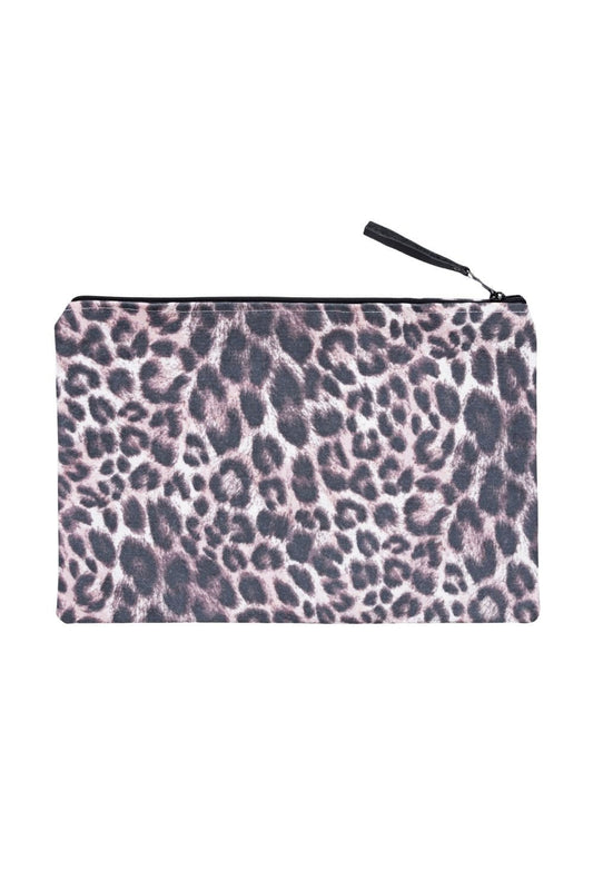 Canvas Workout Pouch - Leopard Print | Vagabond Goods | Evolve Fit Wear