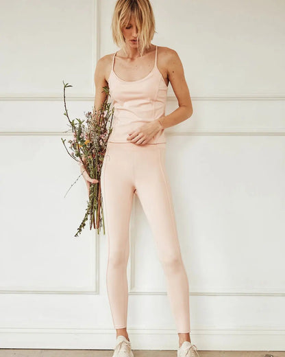 Contour 7/8 High Waisted Leggings - Evening Sand | Losano | Evolve Fit Wear
