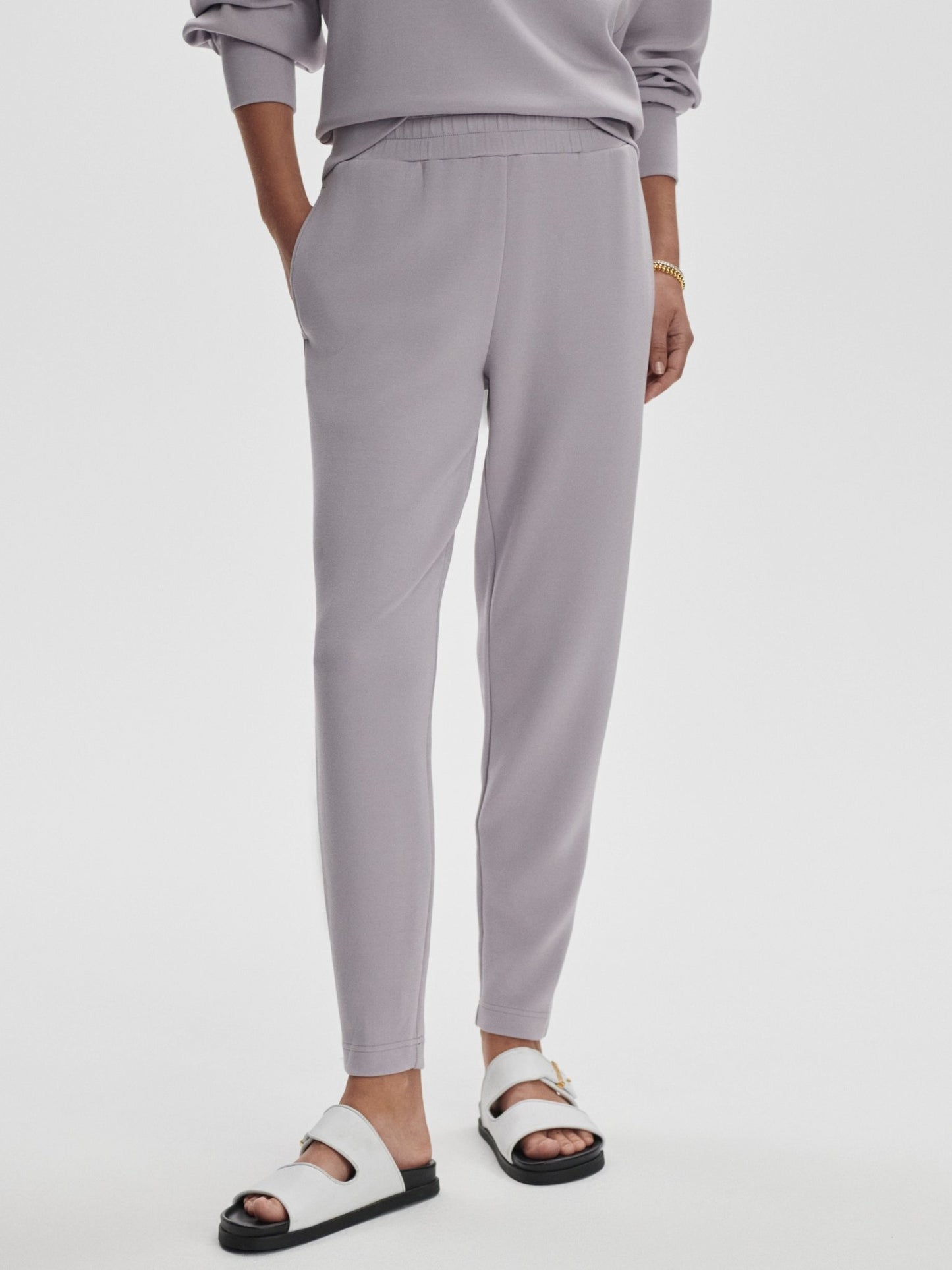 Cuffed Pants for Lounge to Street - Raindrops | Varley | Evolve Fit Wear