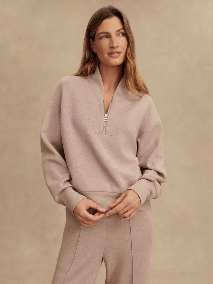 davidson-sweat-taupe-marl-half-zip-relaxed-fit-sweatshirt-varley-evolve-fit-wear-6900757 - Evolve Fit Wear - davidson-sweat-taupe-marl-half-zip-relaxed-fit-sweatshirt-varley-evolve-fit-wear-6900757