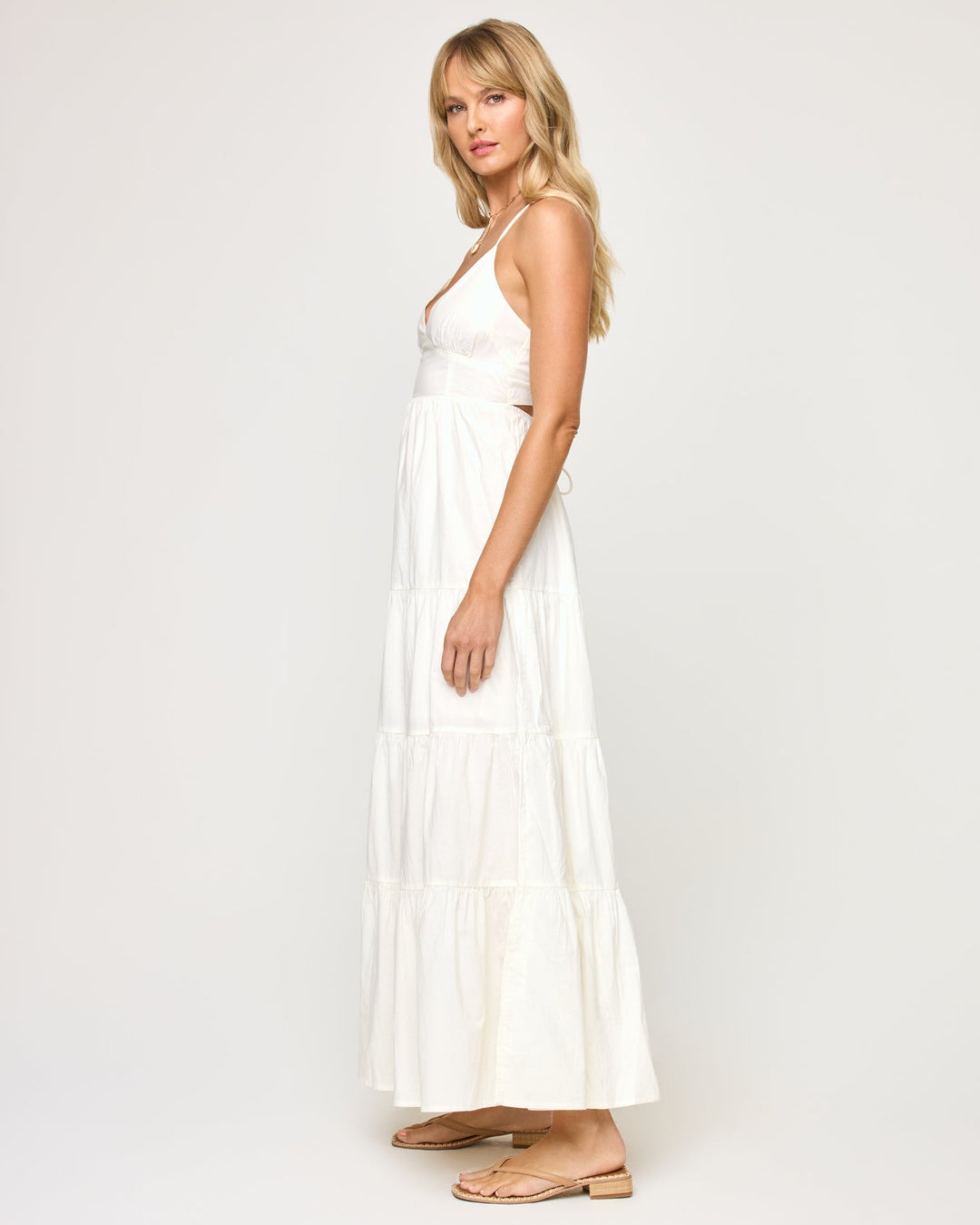 L*Space Laina Dress - Cream - FINAL SALE (Limited Stock) Side view