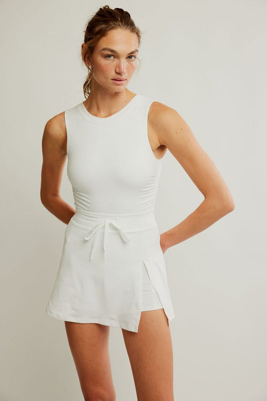 Easy Does It Active Tennis Mini Dress - White | Free People Movement | Evolve Fit Wear