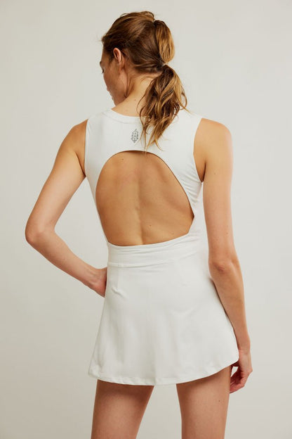 Easy Does It Active Tennis Mini Dress - White | Free People Movement | Evolve Fit Wear