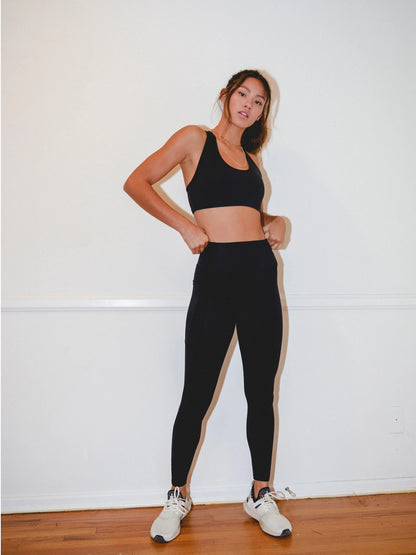 Essential Pocket Leggings - Black | Sustainable