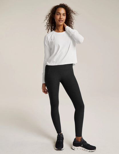 Featherweight Daydreamer Pullover - Cloud White | Beyond Yoga | Evolve Fit Wear