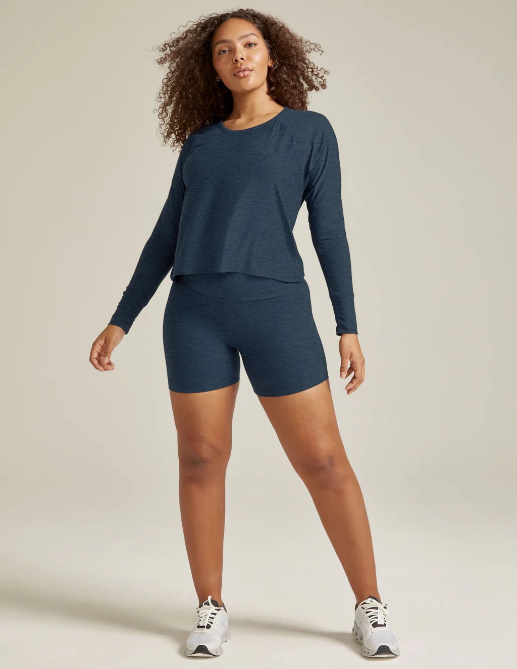 Featherweight Daydreamer Pullover - Nocturnal Navy | Beyond Yoga | Evolve Fit Wear