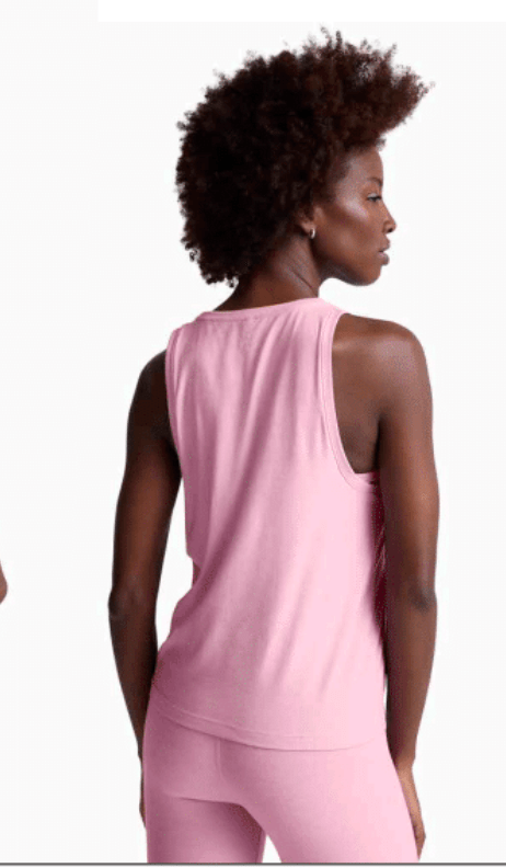 Featherweight Rebalance Tank Top - Frosty Pink Heather | Beyond Yoga | Evolve Fit Wear
