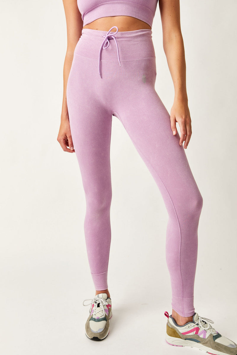 Free People Go To Legging - Chive Blossom