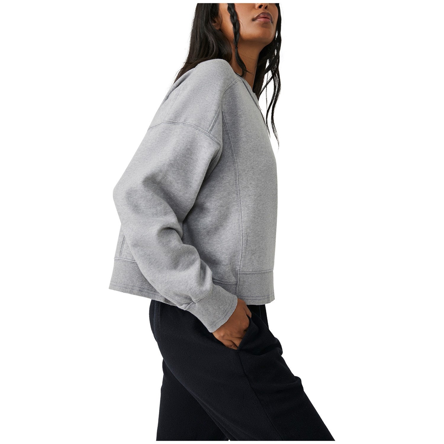 Free People Movement Intercept Pullover - Heather Grey | Free People Movement | Evolve Fit Wear