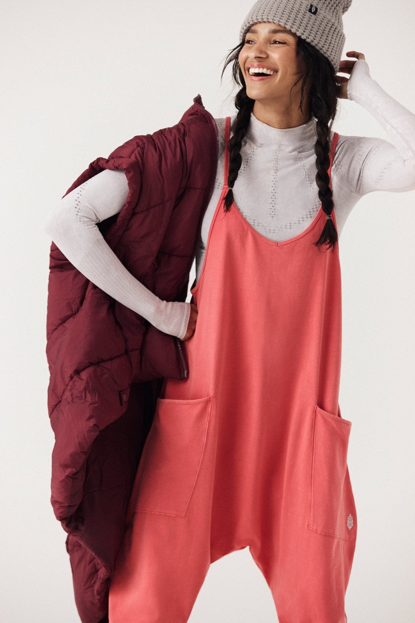 Free People Movement Hot Shot Onesie – Red | Free People Movement | Evolve Fit Wear