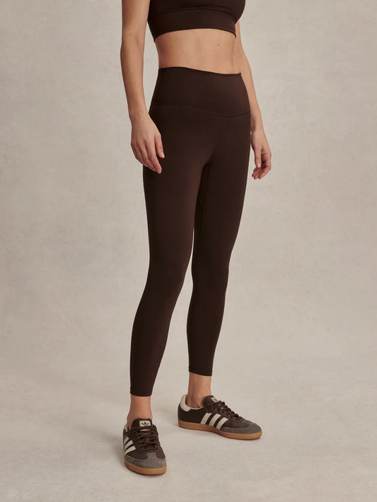 FreeSoft High Waisted Leggings in Coffee Bean | Varley | Evolve Fit Wear