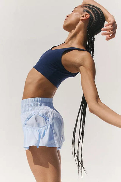 Get Your Flirt On Shorts - Baseline Blue | Free People Movement | Evolve Fit Wear
