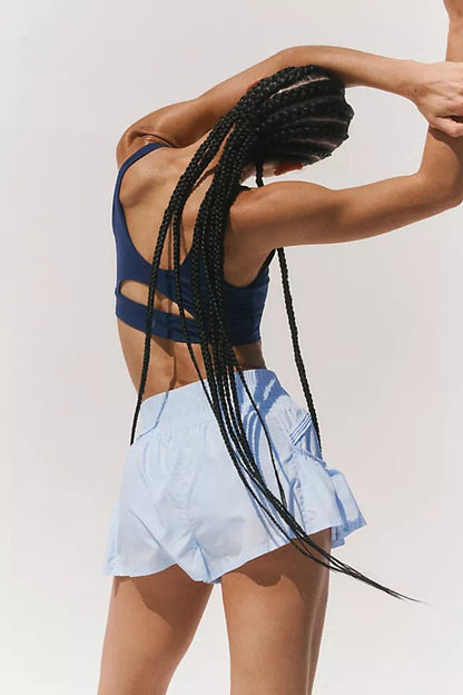 Get Your Flirt On Shorts - Baseline Blue | Free People Movement | Evolve Fit Wear