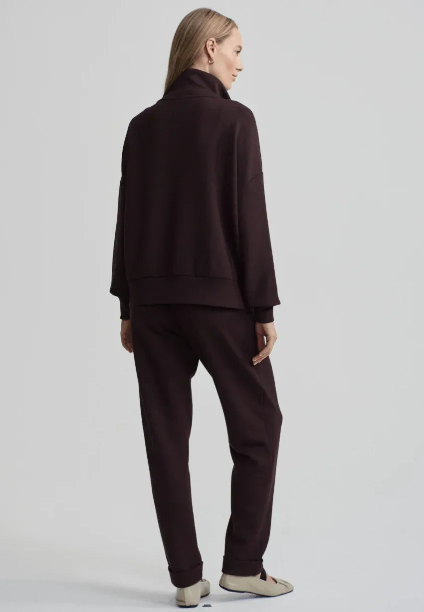 hawley-half-zip-sweat-coffee-bean-relaxed-fit-sweatshirt-varley-evolve-fit-wear-1517719 - Evolve Fit Wear - hawley-half-zip-sweat-coffee-bean-relaxed-fit-sweatshirt-varley-evolve-fit-wear-1517719