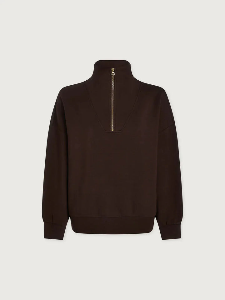 hawley-half-zip-sweat-coffee-bean-relaxed-fit-sweatshirt-varley-evolve-fit-wear-1882172 - Evolve Fit Wear - hawley-half-zip-sweat-coffee-bean-relaxed-fit-sweatshirt-varley-evolve-fit-wear-1882172