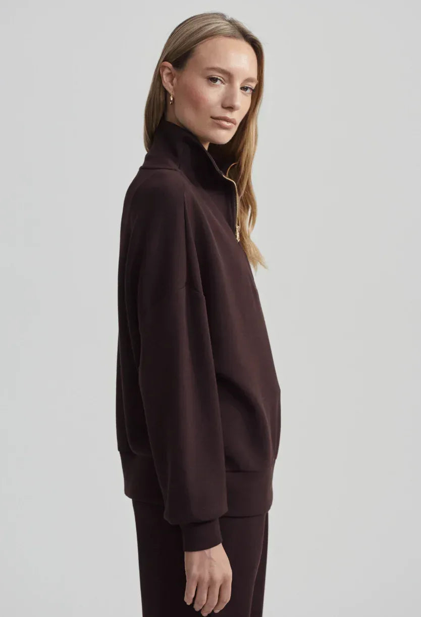 hawley-half-zip-sweat-coffee-bean-relaxed-fit-sweatshirt-varley-evolve-fit-wear-3174036 - Evolve Fit Wear - hawley-half-zip-sweat-coffee-bean-relaxed-fit-sweatshirt-varley-evolve-fit-wear-3174036