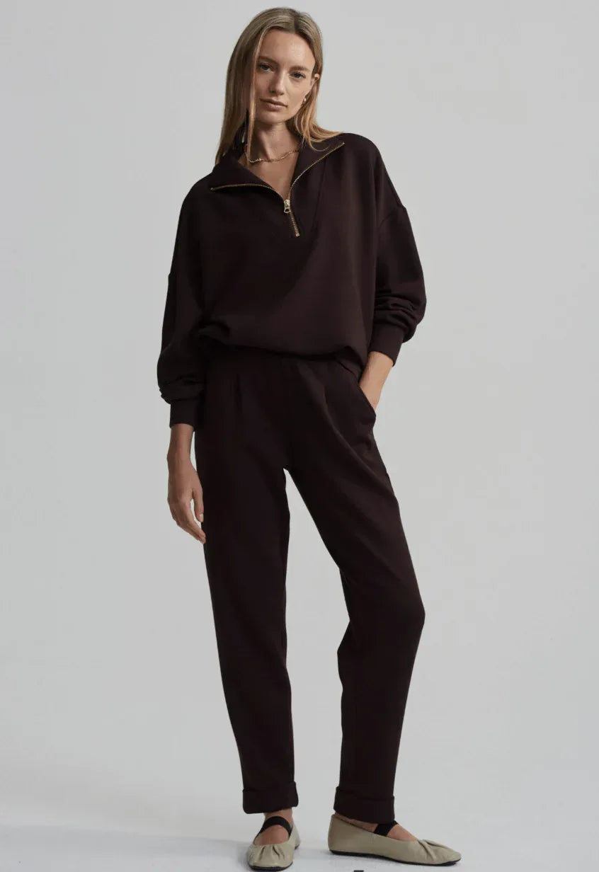 hawley-half-zip-sweat-coffee-bean-relaxed-fit-sweatshirt-varley-evolve-fit-wear-5495560 - Evolve Fit Wear - hawley-half-zip-sweat-coffee-bean-relaxed-fit-sweatshirt-varley-evolve-fit-wear-5495560
