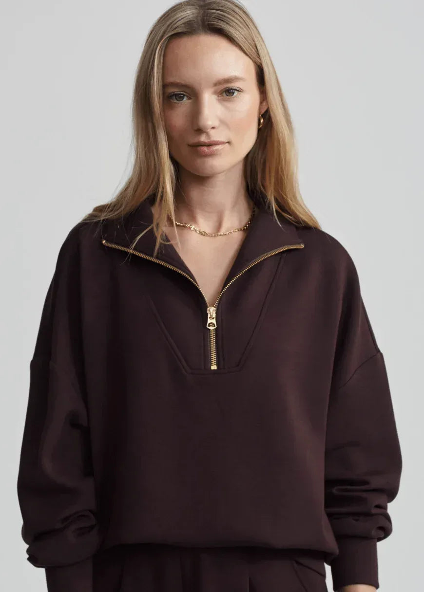 hawley-half-zip-sweat-coffee-bean-relaxed-fit-sweatshirt-varley-evolve-fit-wear-6133425 - Evolve Fit Wear - hawley-half-zip-sweat-coffee-bean-relaxed-fit-sweatshirt-varley-evolve-fit-wear-6133425