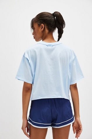 Inspire Tee - Baseline Blue | Oversized Dropped Shoulders Tee Shirt | Free People Movement | Evolve Fit Wear