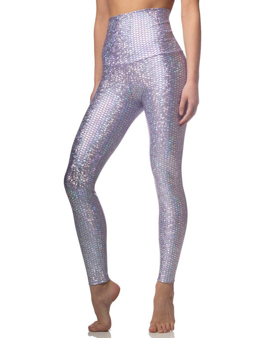 Lavender Mermaid Sneaker Legging | Emily Hsu Designs | Evolve Fit Wear