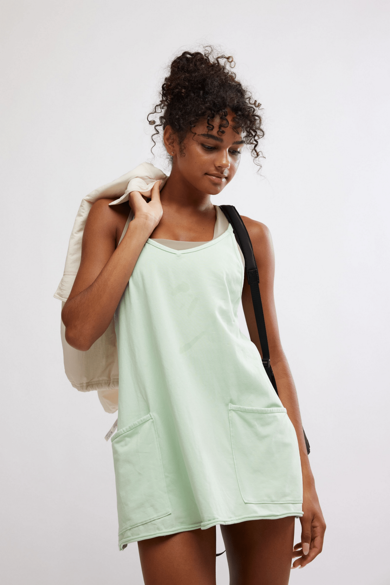 Lightweight Hot Shot Mini Dress Onesie - Pistachio | Free People Movement | Evolve Fit Wear