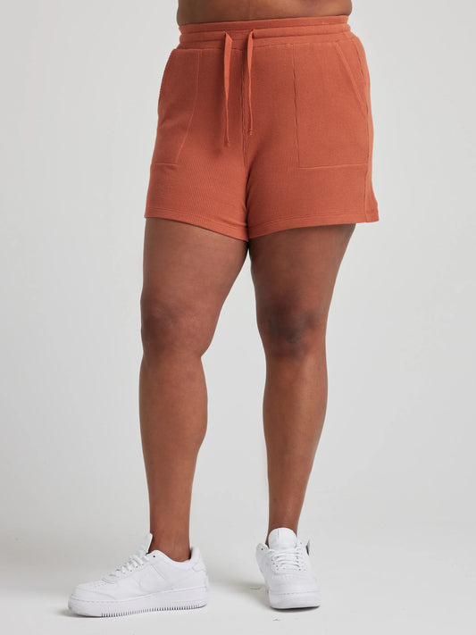 Drawstring Short - Baked Clay | Losano | Evolve Fit Wear