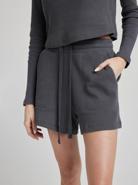 Drawstring Short - Charcoal | Losano | Evolve Fit Wear