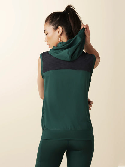 Sleeveless Warm Up Hoodie | Losano | Evolve Fit Wear