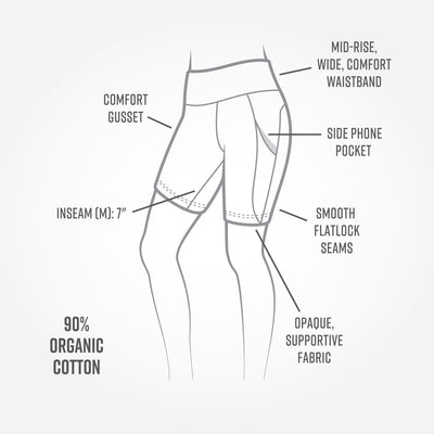 Maggies Organics Blackout Shorts w/ Pocket