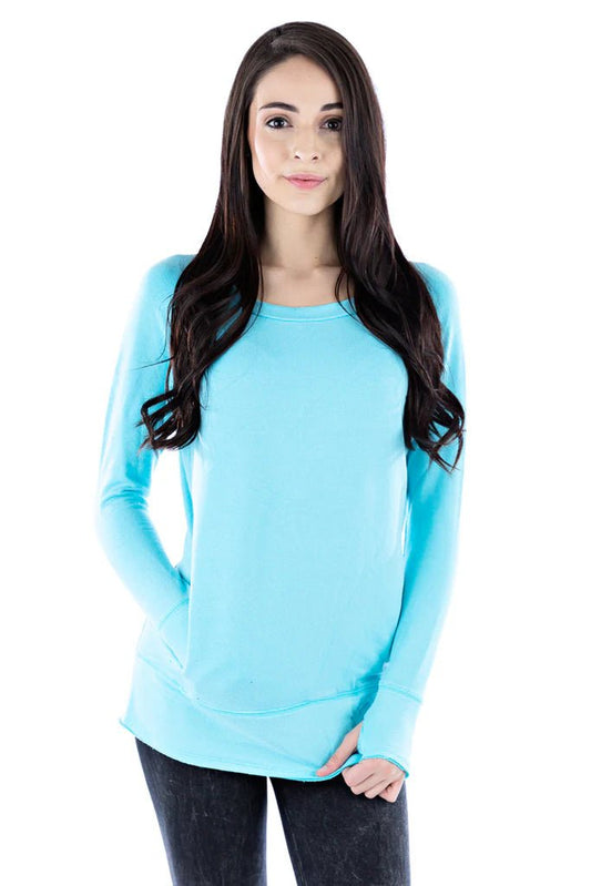 LVR Rally Organic Pullover - Ocean | LVR | Evolve Fit Wear