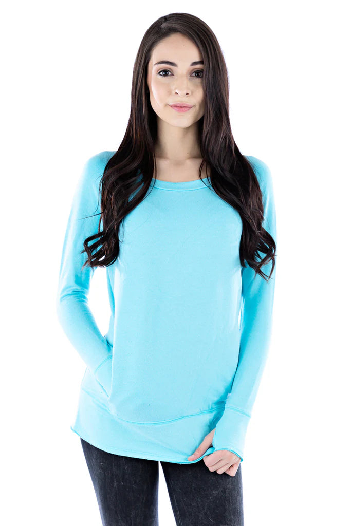 LVR Rally Organic Pullover - Ocean