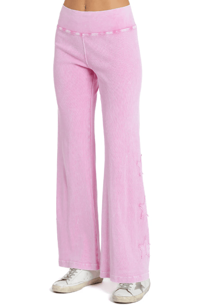 Raw Edge Star Sweatpants - Mineral Light Pink | Hard Tail Forever | Evolve Fit Wear